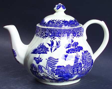Willow Blue Teapot & Lid