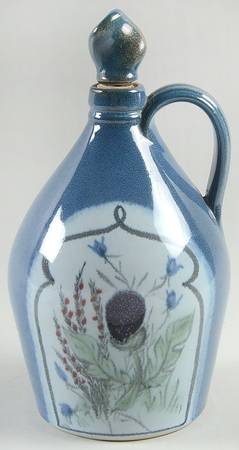 Thistleware Decanter and Stopper by Buchan