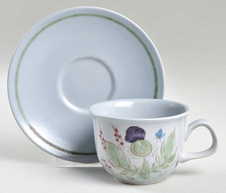 Thistleware Flat Cup & Saucer Set