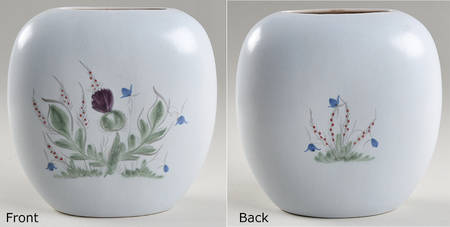 Thistleware Oval Vase