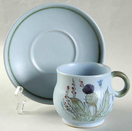 Thistleware Flat Cup & Saucer Set by Buchan