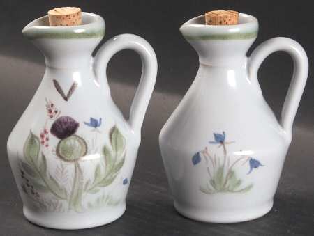 Thistleware Vinegar and Oil with Cork Stoppers