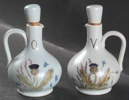 Thistleware Vinegar and Oil Set with Stoppers