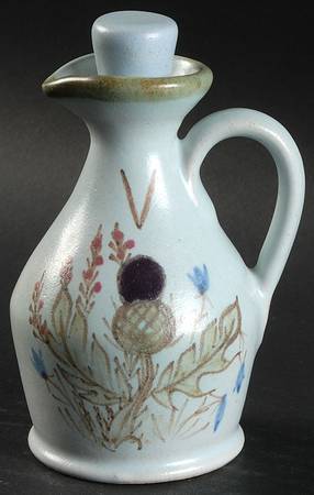 Thistleware Vinegar Cruet with Stopper by Buchan