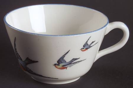 Blue Bird Flat Cup