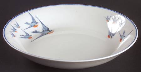 Blue Bird Coupe Soup Bowl