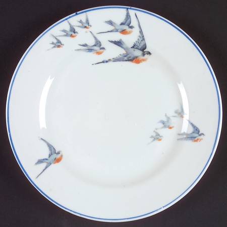 Blue Bird Dessert/Pie Plate