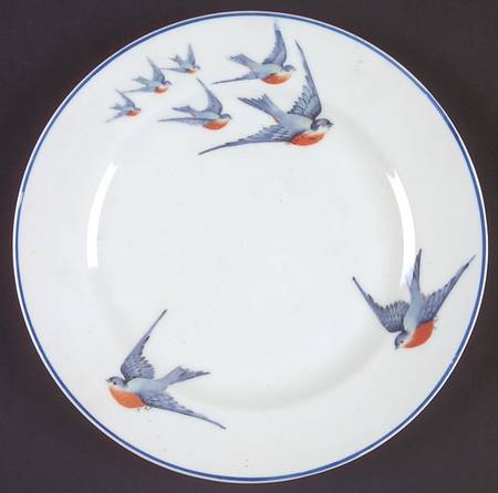Blue Bird Dessert/Pie Plate