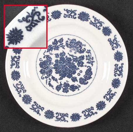 Blue Danube Bread & Butter Plate
