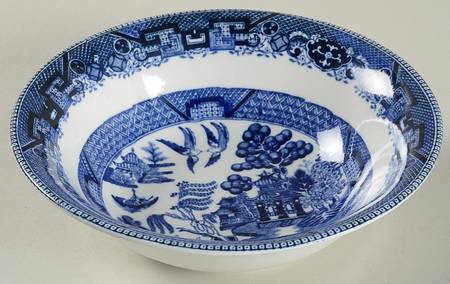 Blue Willow (Non Restaurant, No Trim) Coupe Cereal Bowl