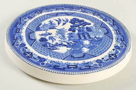 Blue Willow (Non Restaurant, No Trim) Tea Tile