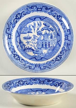 Blue Willow (Non Restaurant, No Trim) Fruit/Dessert (Sauce) Bowl