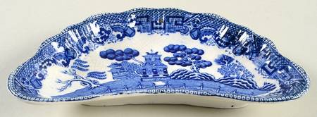 Blue Willow (Non Restaurant, No Trim) Bone Dish