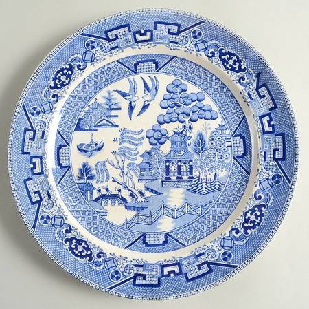 Blue Willow (Non Restaurant, No Trim) Luncheon Plate