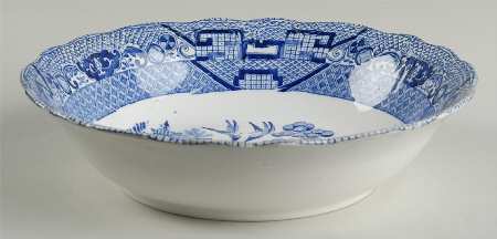 Blue Willow (Non Restaurant, No Trim) 8" Round Vegetable Bowl