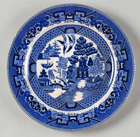 Blue Willow (Non Restaurant, No Trim) Salad Plate
