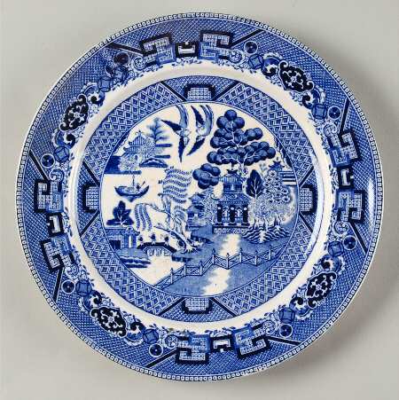 Blue Willow (Non Restaurant, No Trim) Salad Plate