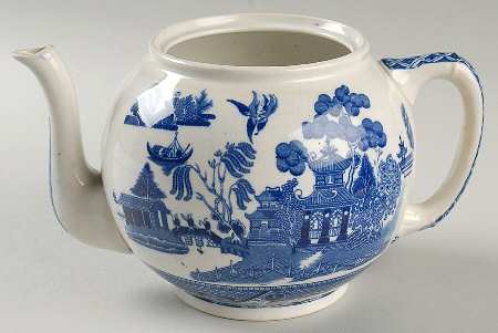 Blue Willow (Non Restaurant, No Trim) Teapot No Lid