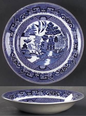 Blue Willow (Non Restaurant, No Trim) Coupe Soup Bowl