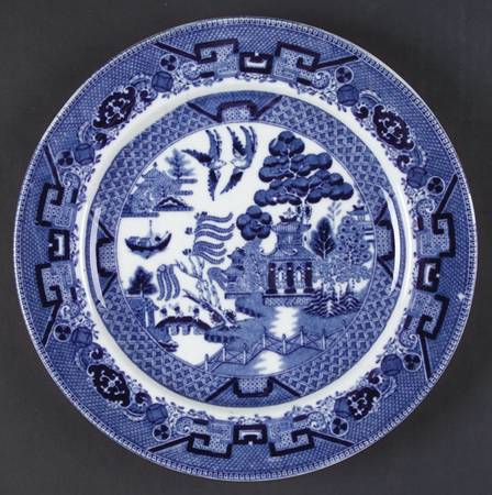 Blue Willow (Non Restaurant, No Trim) Luncheon Plate