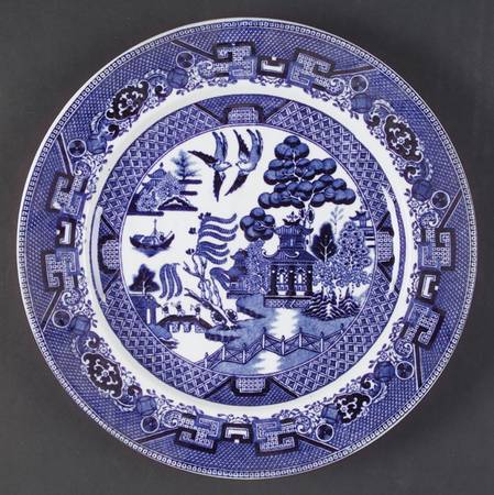 Blue Willow (Non Restaurant, No Trim) Luncheon Plate
