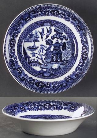 Blue Willow (Non Restaurant, No Trim) Fruit/Dessert (Sauce) Bowl