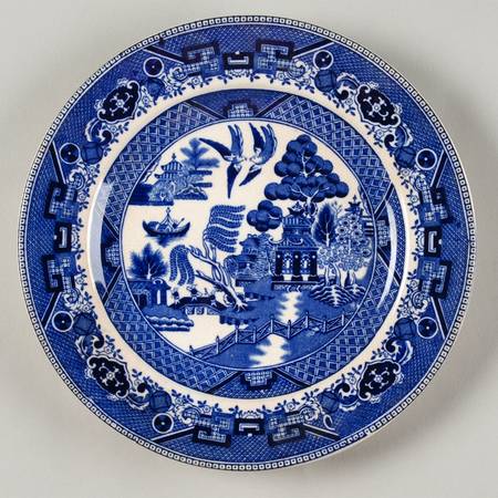 Blue Willow (Non Restaurant, No Trim) Dessert/Pie Plate