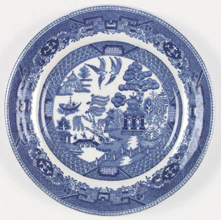 Blue Willow (Restaurant Ware) Dessert/Pie Plate