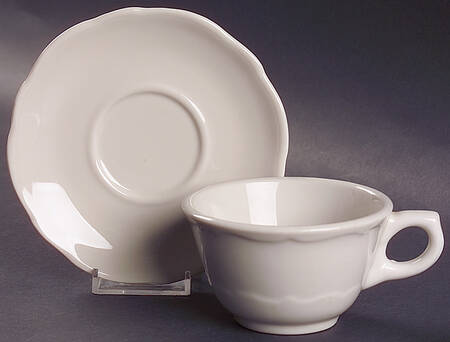 BUF19 Flat Cup & Saucer Set