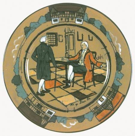 Ye Olden Days Bread & Butter Plate