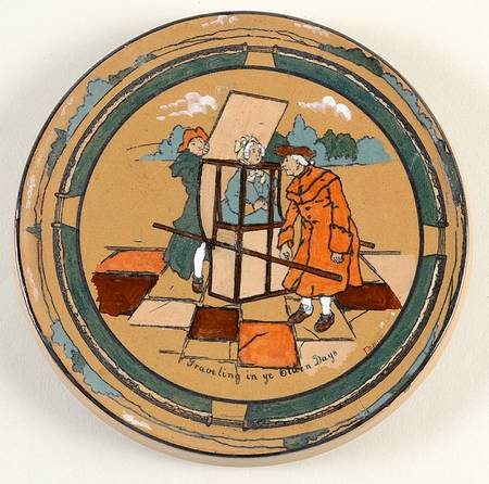 Ye Olden Days Tea Tile