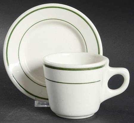 BUF4 Flat Cup & Saucer Set