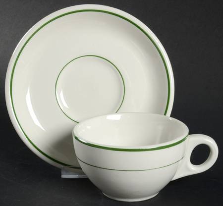 BUF4 Flat Cup & Saucer Set