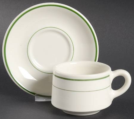 BUF4 Flat Cup & Saucer Set
