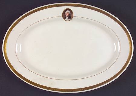 George Washington (Chesepeake & Ohio RR) 11" Oval Serving Platter
