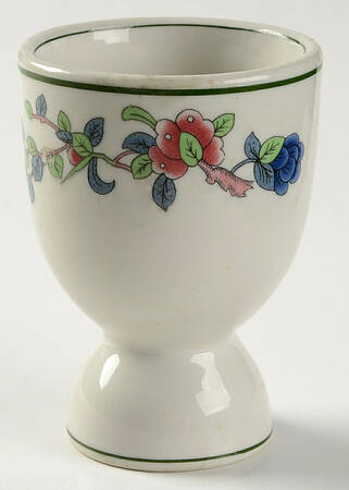 Mandalay (Green Rings) Double Egg Cup