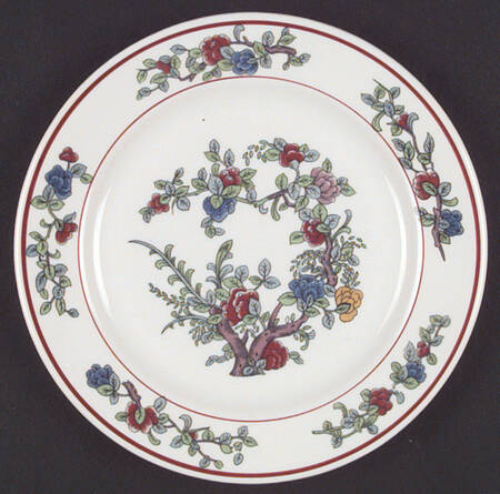 Mandalay (Red Rings) Salad Plate