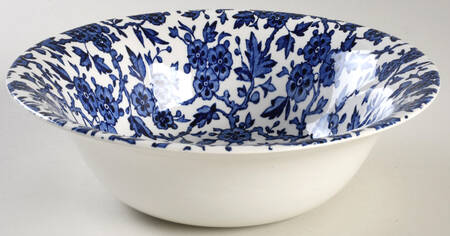 Arden Blue 8" Round Vegetable Bowl