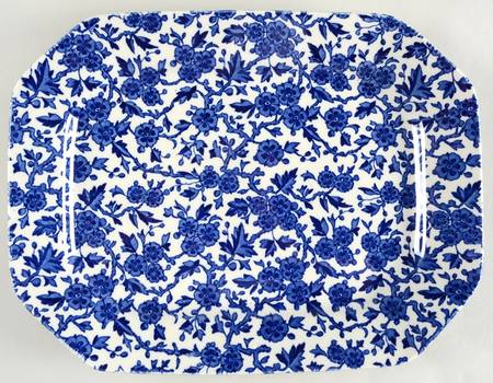 Arden Blue 13" Oval Serving Platter