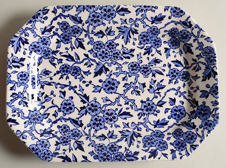 Arden Blue 10" Oval Serving Platter
