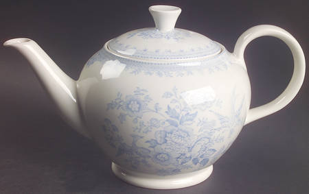 Asiatic Pheasants Blue Teapot & Lid