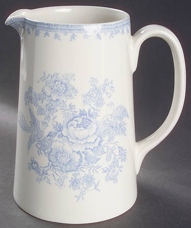 Asiatic Pheasants Blue Large Tankard Jug