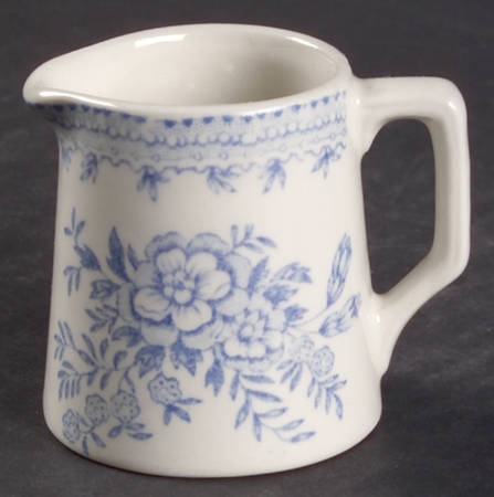 Asiatic Pheasants Blue Individual Creamer