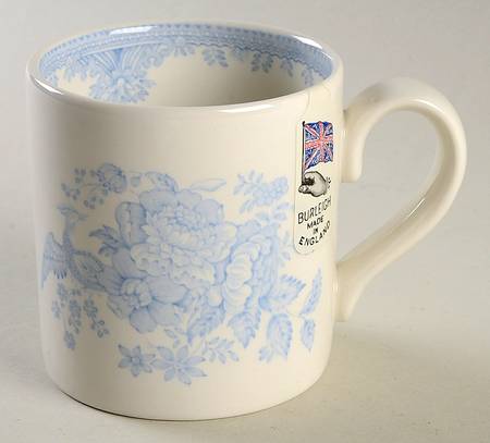Asiatic Pheasants Blue Mug