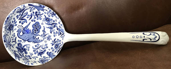 Blue Bird-Regal Peacock Tureen Ladle