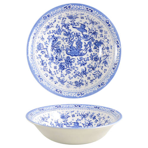 Blue Bird-Regal Peacock Soup/Cereal Bowl
