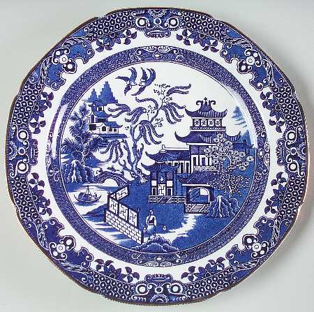 Blue Willow (Gold Trim) by Burgess &amp; Leigh