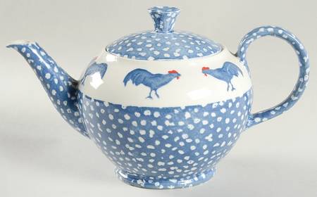 Chanticleer Teapot & Lid by Burgess & Leigh