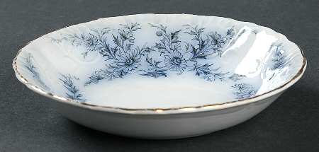 Daisy (Flow Blue) Fruit/Dessert (Sauce) Bowl