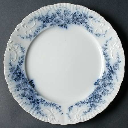 Daisy (Flow Blue) Luncheon Plate